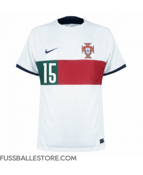 Günstige Portugal Rafael Leao #15 Auswärtstrikot WM 2022 Kurzarm